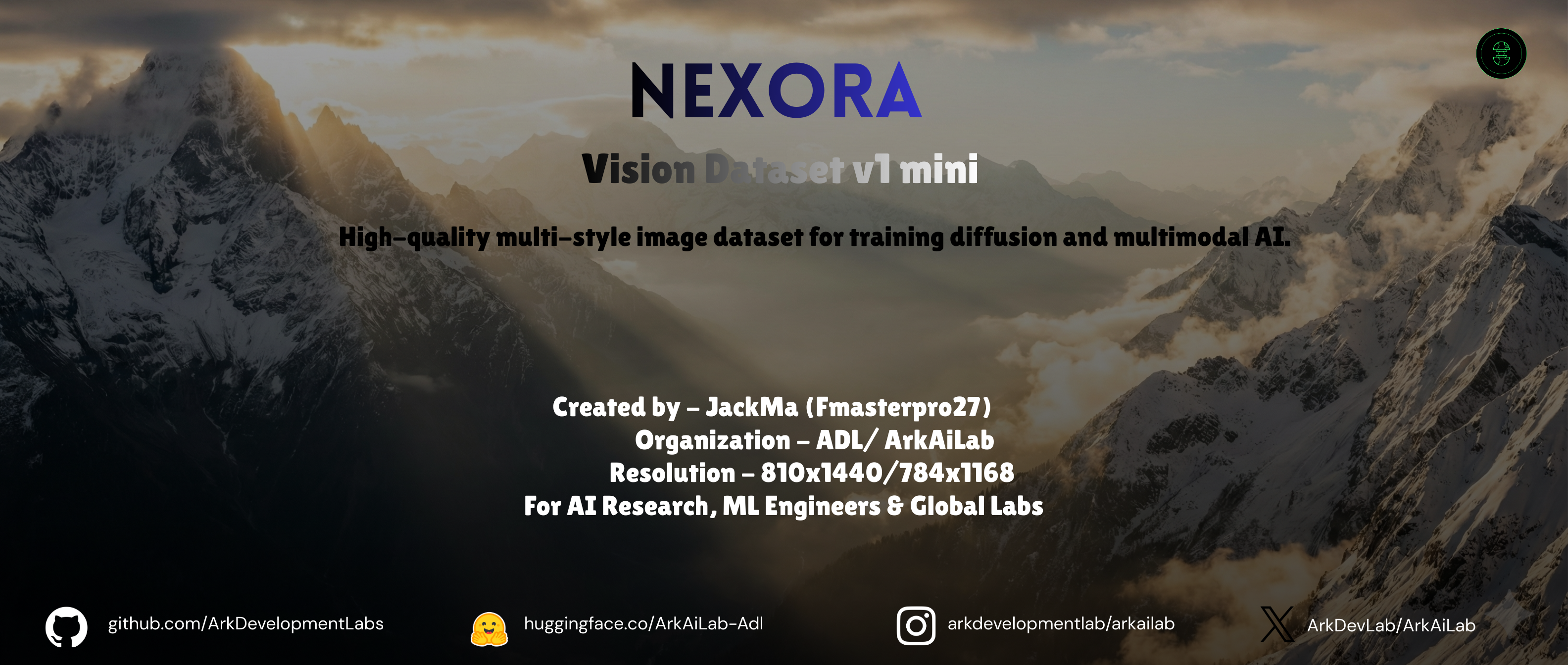 Nexora Vision Dataset Banner