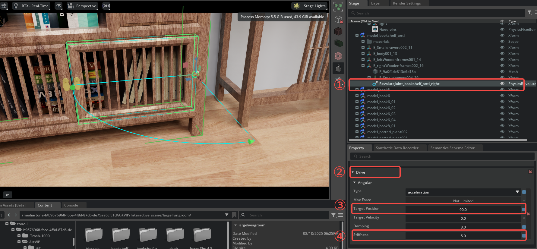 Joint Drive Visualization