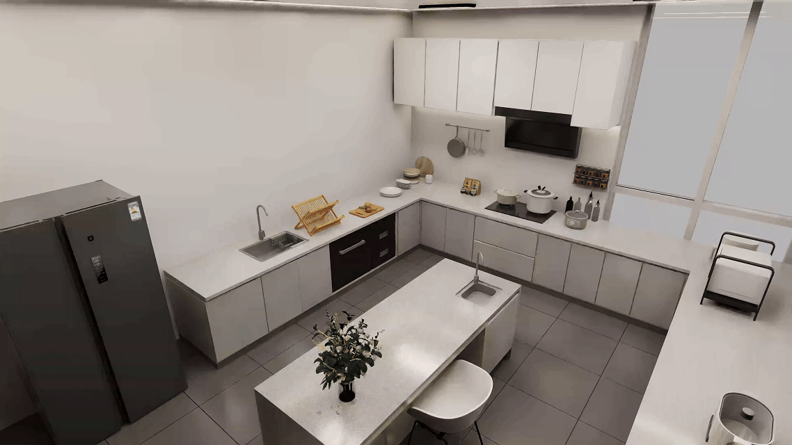 Kitchen Scene